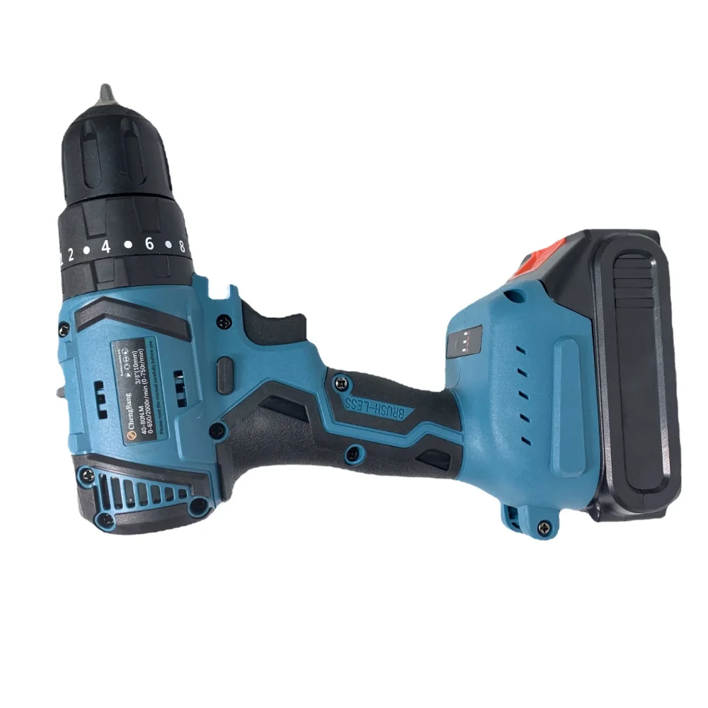 Lithium Brushless Impact Hand Electric Drill Tool Rechargeable Drill Hand Tool Power Drill Combination Sets - Image 4