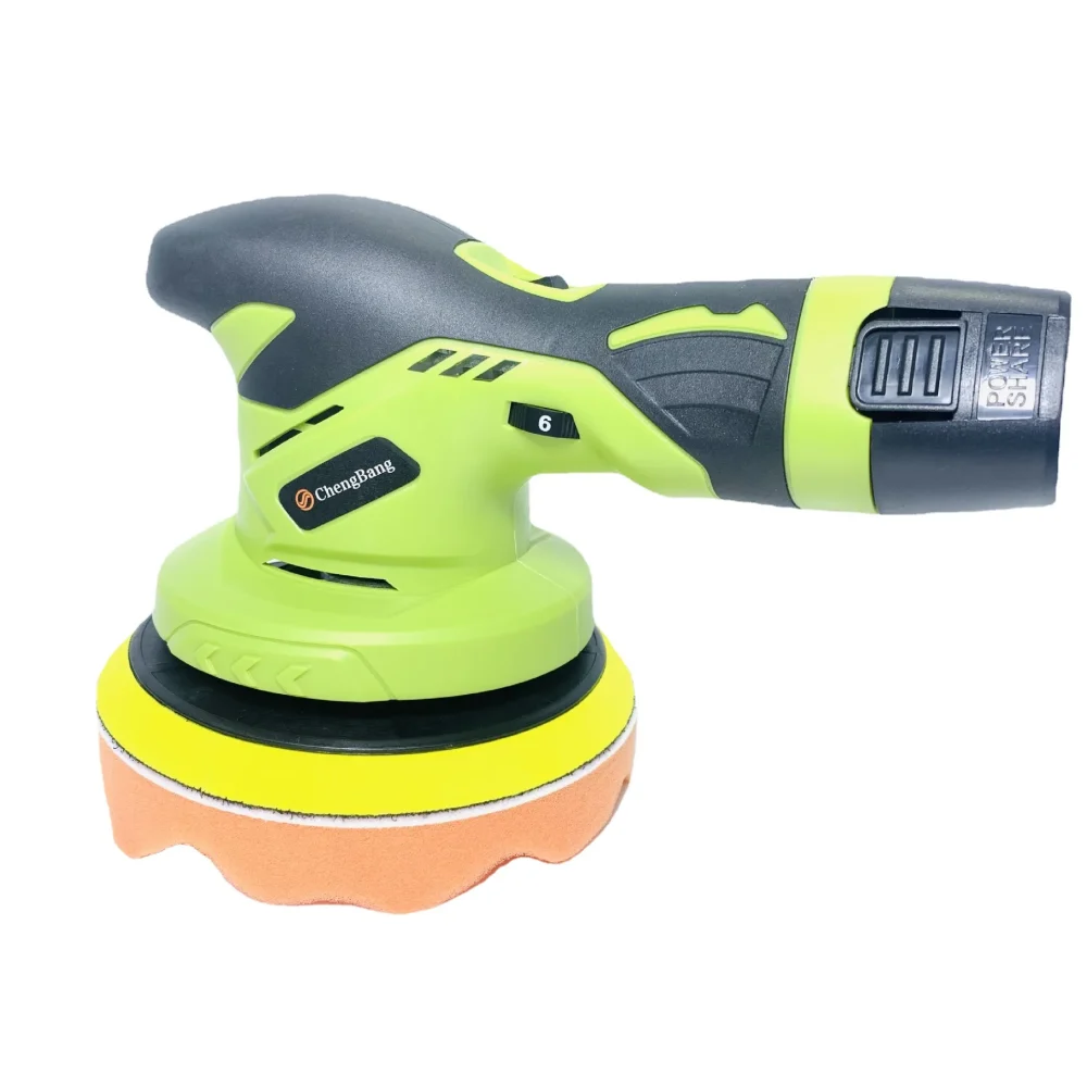 12V Cordless Mini Polisher Auto Repair DIY Grade Eccentric Polishing Machine for Car Beauty Power Source Battery - Image 3
