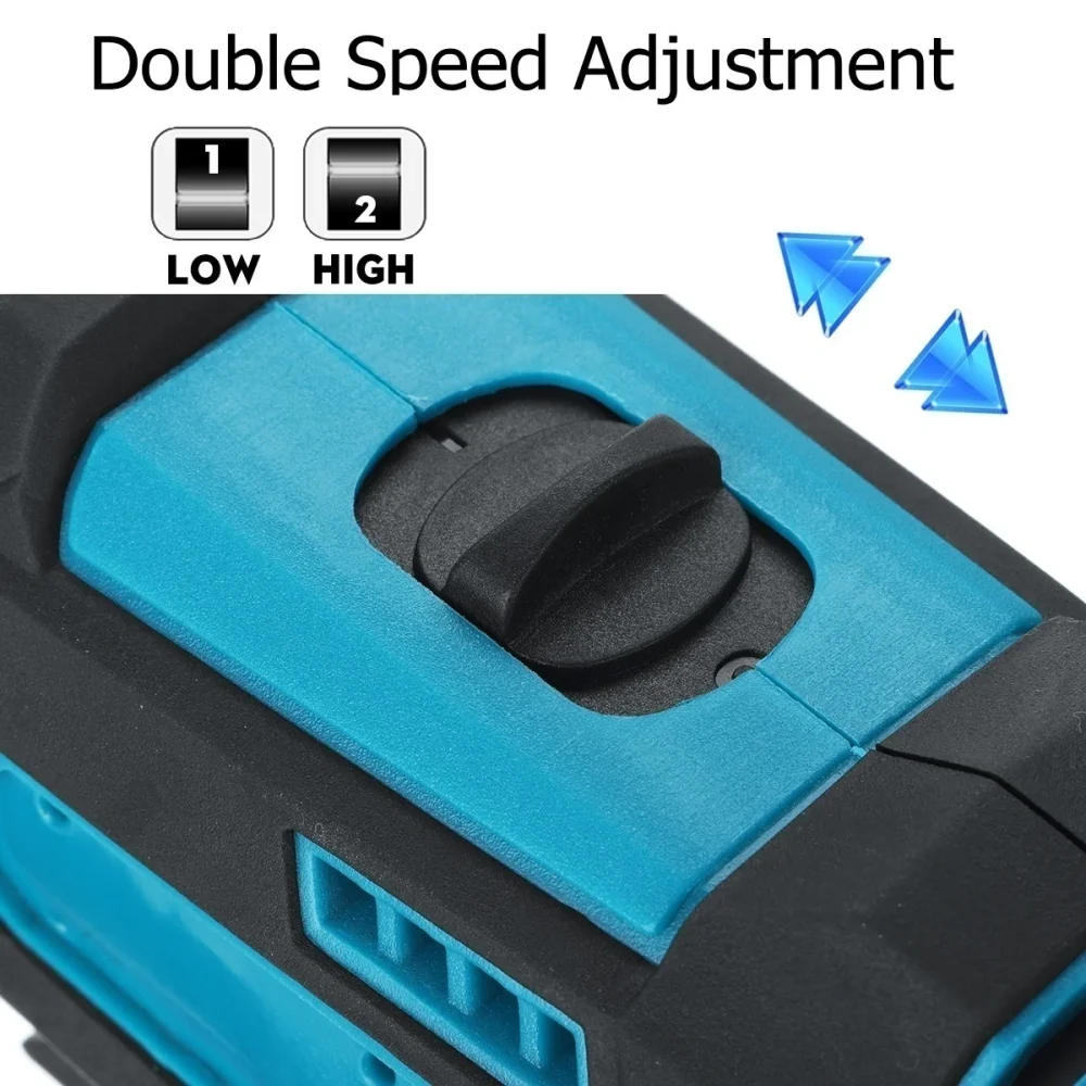 18V Battery 3-in-1 Brushless Electric Hammer Drill & Screwdriver Set 13mm 20+3 Torque Impact Drill - Image 4