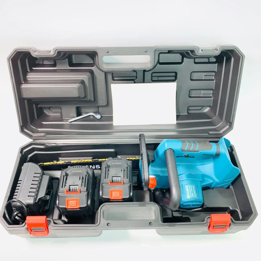 12-Inch Brushless Electric Chainsaw Rechargeable Cordless Outdoor DIY Grade Wood Saw Tool