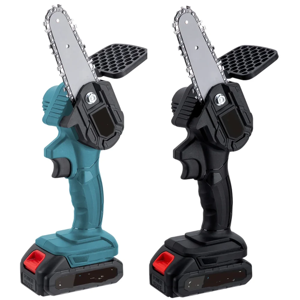 4inch Mini Chainsaw Removable Mini Pruning Electric Chainsaw With 21V Lithium Battery Woodworking Tools for Garden
