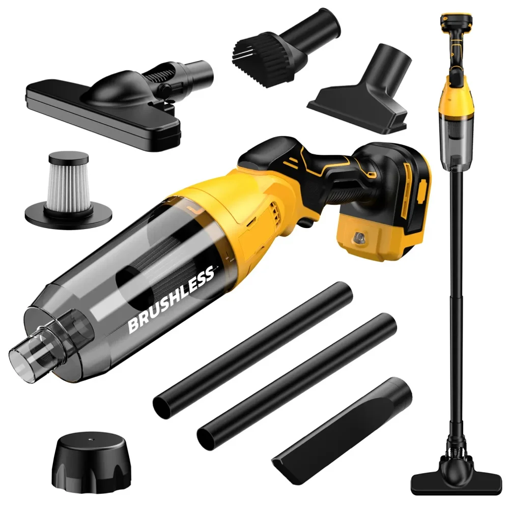 20v Cordless Style Convenient Wireless Handheld Brushless Vacuum Cleaner Portable Household and Car Tools - Image 3