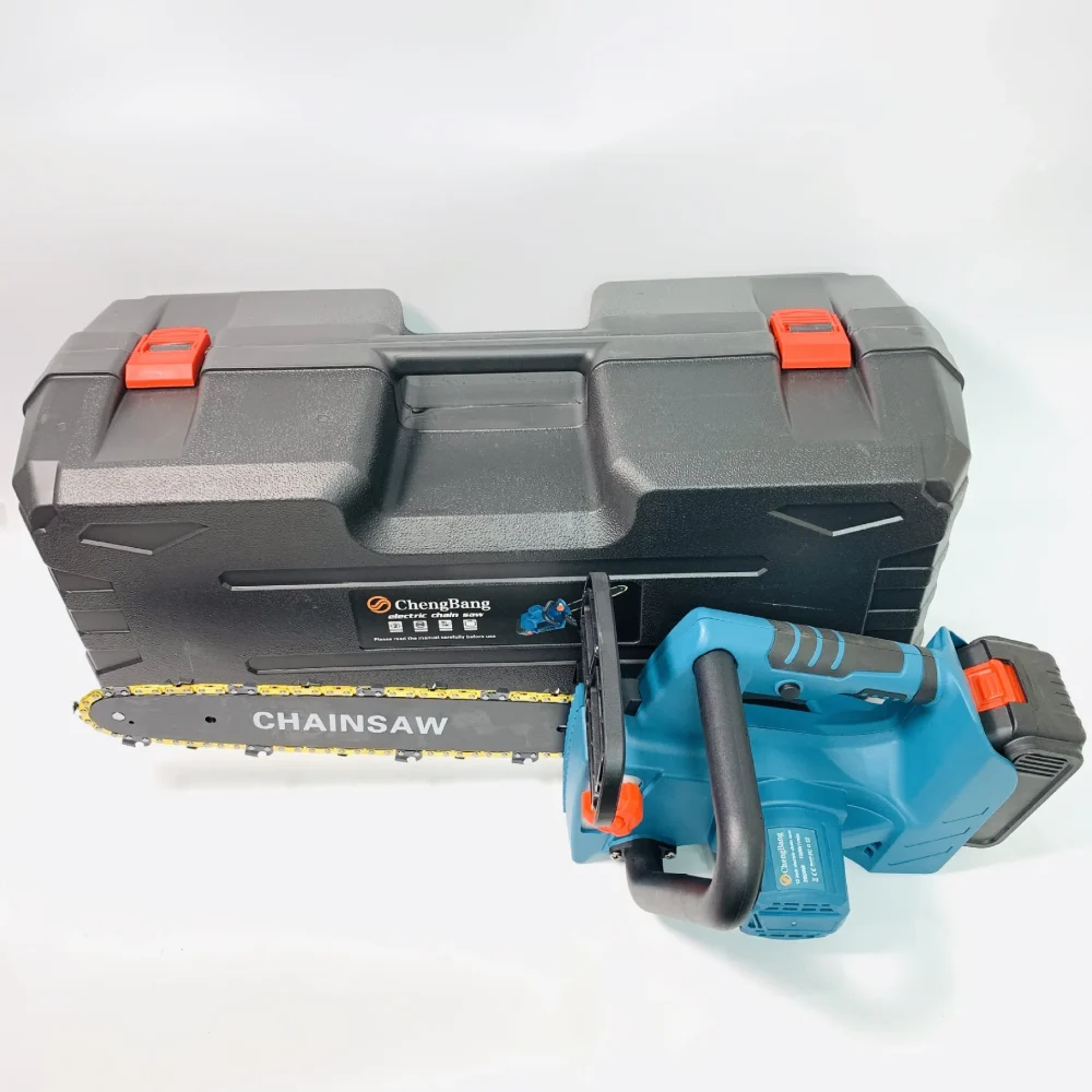 12-Inch Brushless Electric Chainsaw Rechargeable Cordless Outdoor DIY Grade Wood Saw Tool - Image 4
