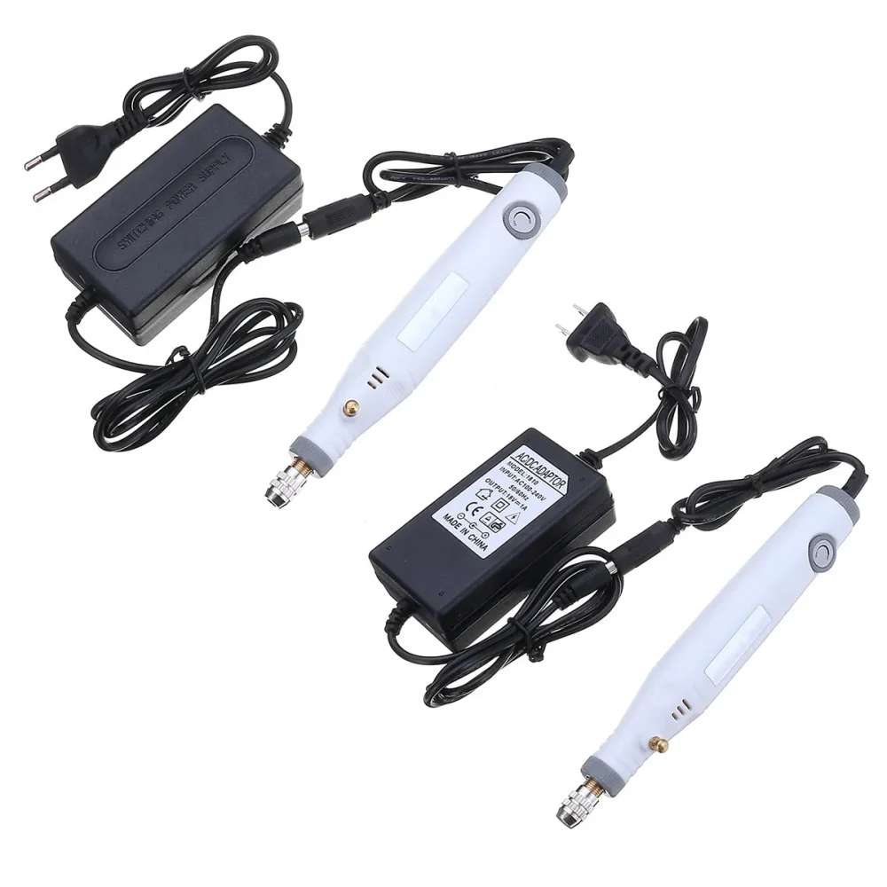 18W Mini Electric Grinder Polisher Drill Variable Engraving Pen Tools Electric Drill Kit Variable Speed Grinder Pen 220V/110V - Image 2