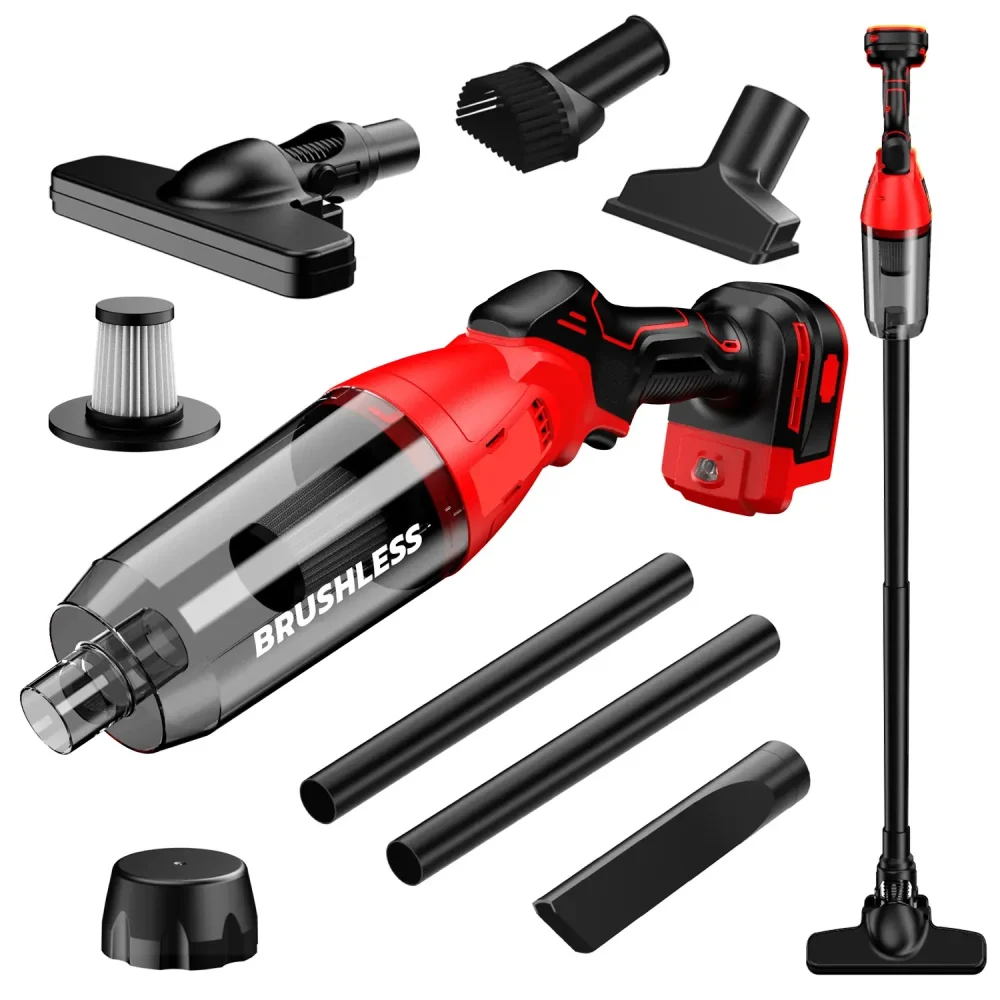 20v Cordless Style Convenient Wireless Handheld Brushless Vacuum Cleaner Portable Household and Car Tools - Image 4