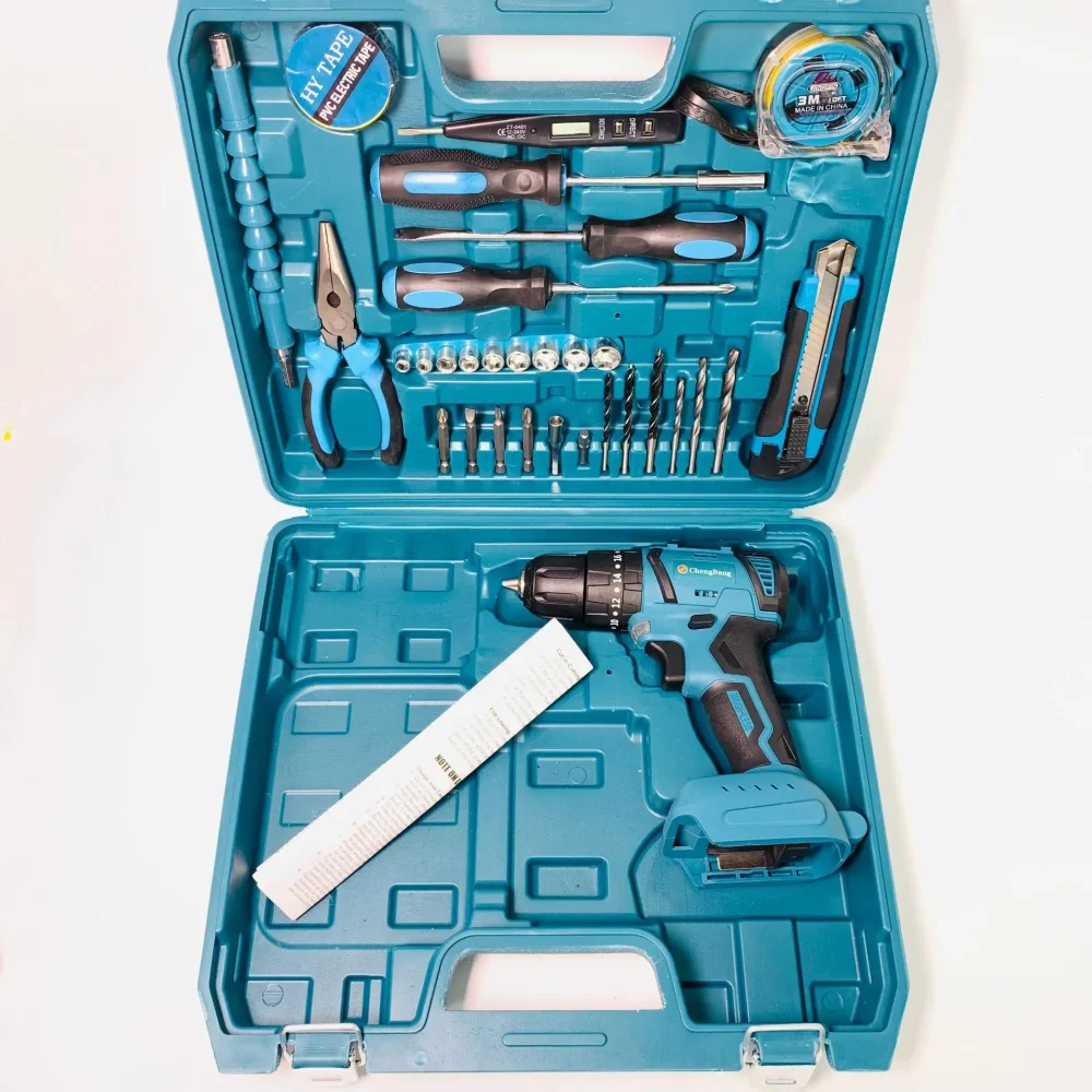 Lithium Brushless Impact Hand Electric Drill Tool Rechargeable Drill Hand Tool Power Drill Combination Sets - Image 2
