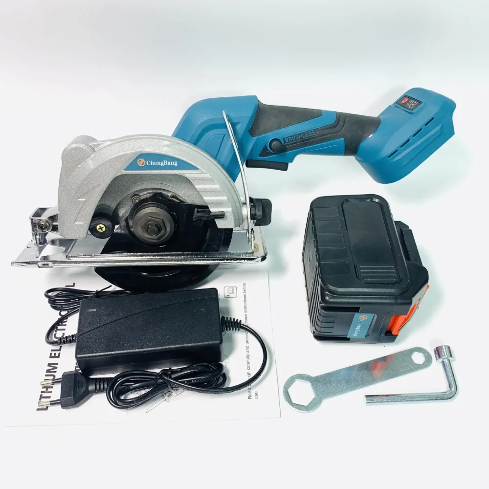 125mm Cordless Electric Circular Saw Industrial Multifunction Cutting Machine Dust Passage for Mak 18/21V Battery for Tile Wood - Image 5