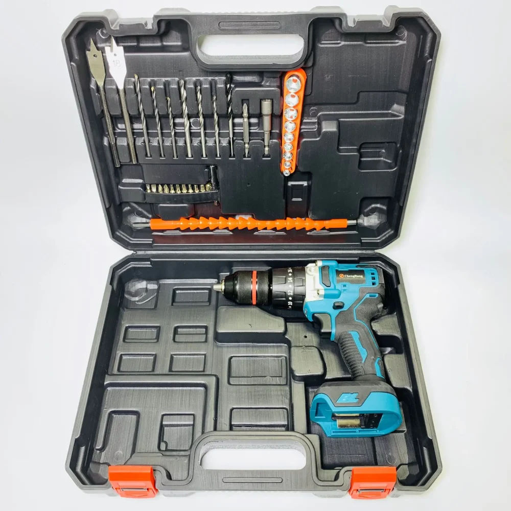 Battery Brushless  13mm Cordless Drill Lithium Electric Impact Drill MTG02 with Accessories and Drill Bit - Image 3
