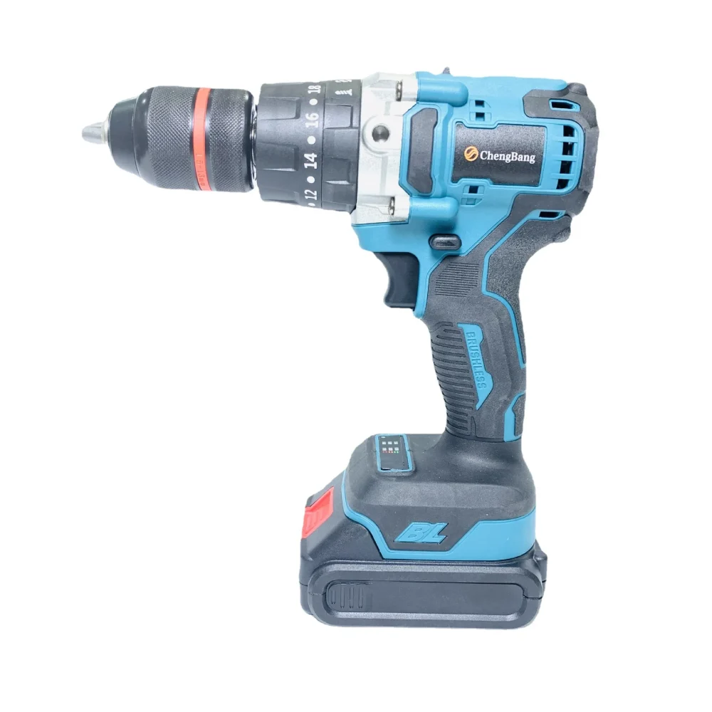 Battery Brushless  13mm Cordless Drill Lithium Electric Impact Drill MTG02 with Accessories and Drill Bit - Image 2