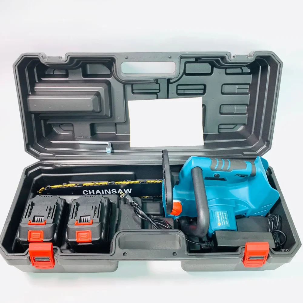 12-Inch Brushless Electric Chainsaw Rechargeable Cordless Outdoor DIY Grade Wood Saw Tool - Image 2