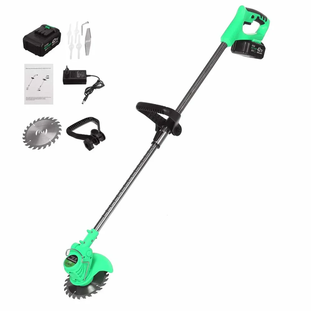 21v Lawn Mower  Li-ion Cordless Grass Trimmer Rechargeable With 1x Battery Mower Household Cutter Garden Tools Kits