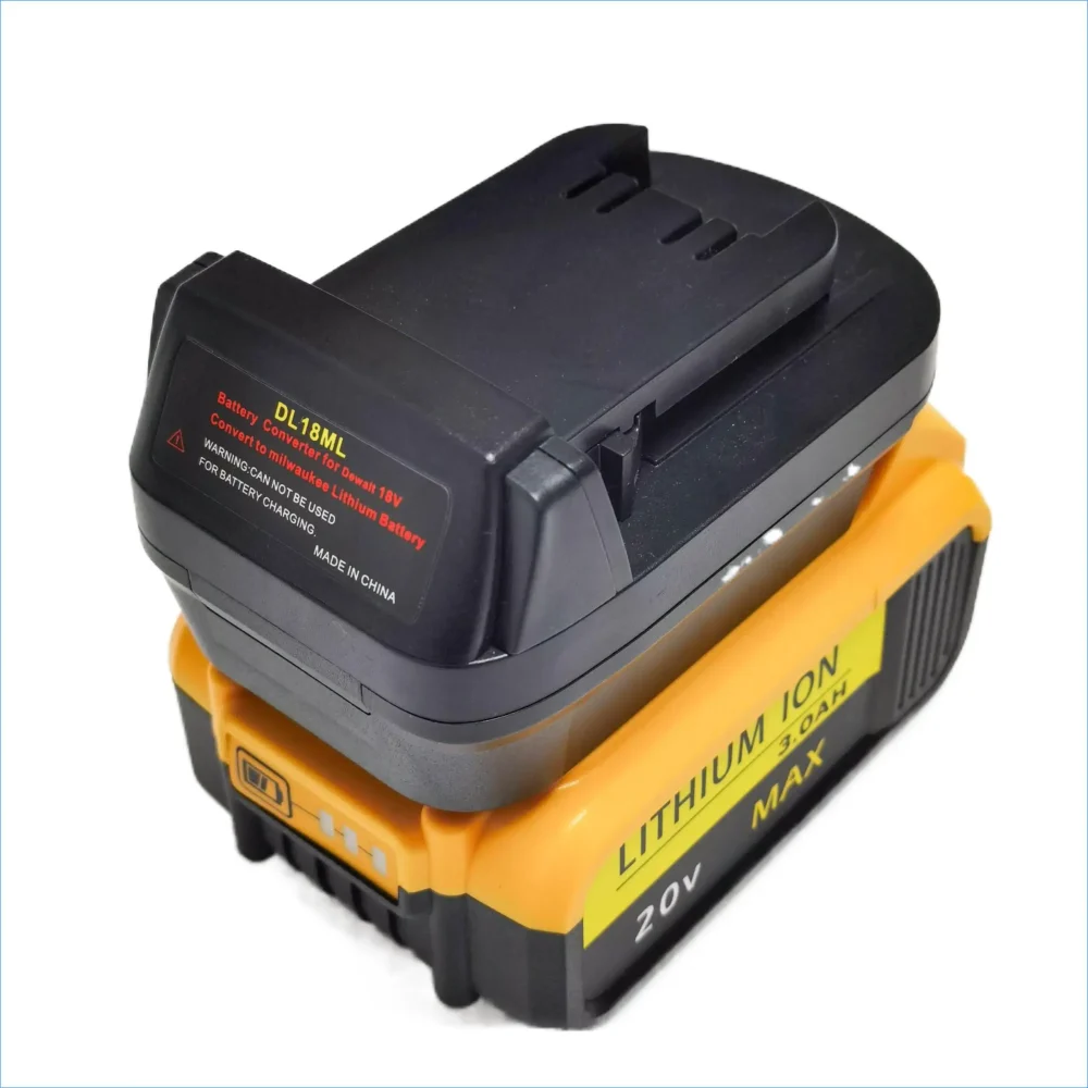 Mil for M18 Power Tool Adapter for LBS18ML/MT18ML/DL18ML 18V~20V Lithium Battery Diversion Header