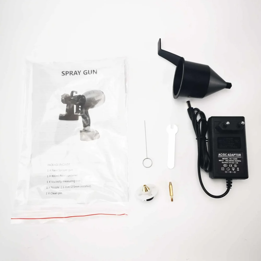 18V Home Electric Paint Sprayer Cordless Spray Gun with 1.5/2.5MM Nozzle 800ML Wireless Paint Easy Cleaning Battery Powered - Image 4