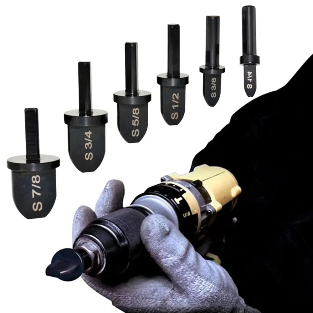 6pcs Set 7/8 1/4 Inch Expansion Reamer Head for Tube Pipe Expander Power Tool Accessories for Air Conditioner Swaging Tools - Image 4
